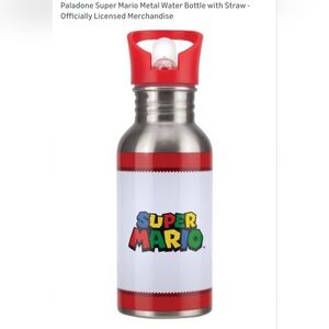 Nintendo Super Mario Red and Silver Bottle